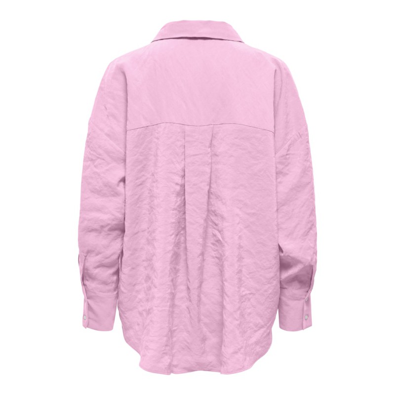 ONLY Zazima L/S Loose Fit Skjorte - Pink Lady