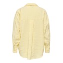 ONLY Zazima L/S Loose Fit Skjorte - Double Cream
