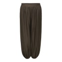 ONLY CARMAKOMA Camille Harem Ballon Fit Pants - Chocolate Martini