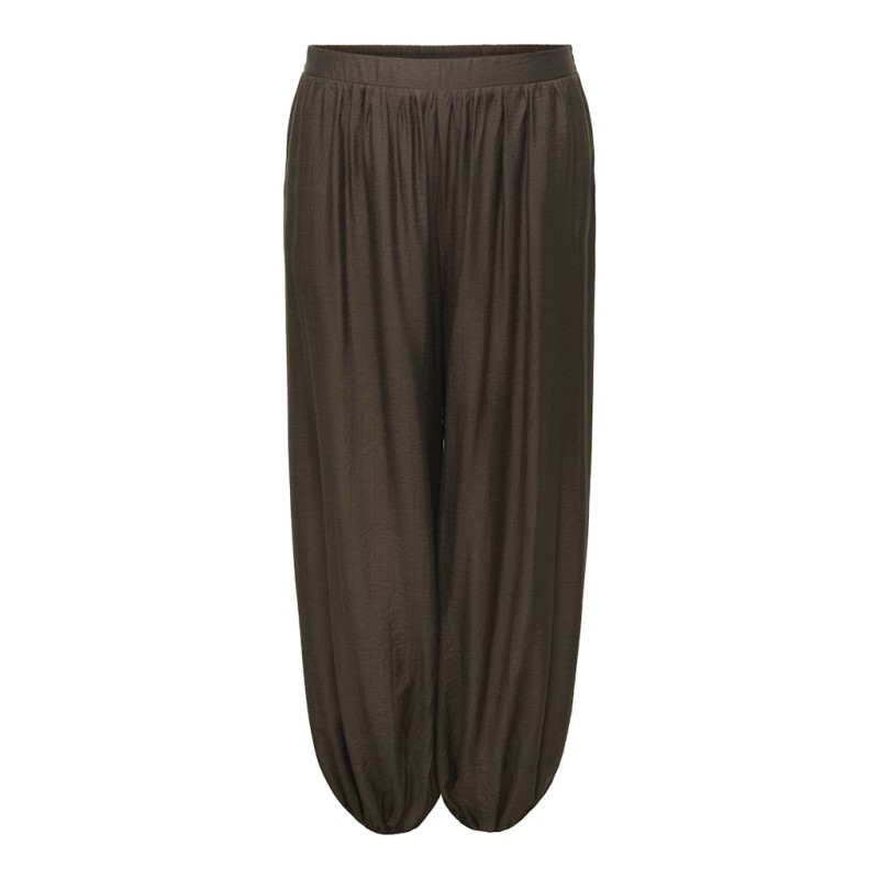 ONLY CARMAKOMA Camille Harem Ballon Fit Pants - Chocolate Martini