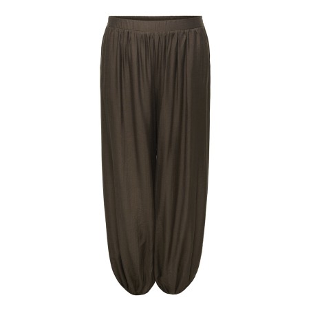 ONLY CARMAKOMA Camille Harem Ballon Fit Pants - Chocolate Martini