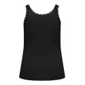 ONLY CARMAKOMA Sara Sahrai Lace Tank Top - Sort