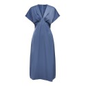 JDY Urba S/S Midi Satin Kjole - Vintage Indigo