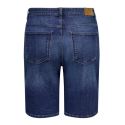 ONLY CARMAKOMA Sonny Denim Wide Shorts - Dark Blue Denim