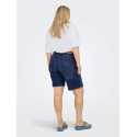 ONLY CARMAKOMA Sonny Denim Wide Shorts - Dark Blue Denim
