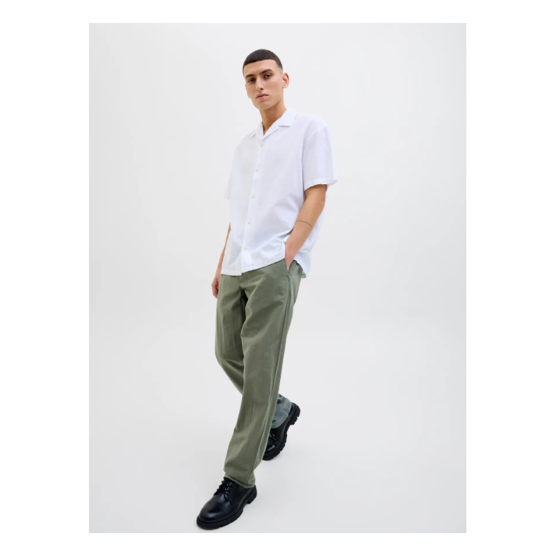 JACK & JONES Kane Summer Hør Jogging Bukser - Agave Green