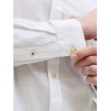 JACK & JONES Summer Hør L/S Skjorte - Hvid