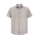 JACK & JONES Sommer Hør S/S Skjorte - String
