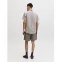 JACK & JONES Sommer Hør S/S Skjorte - String