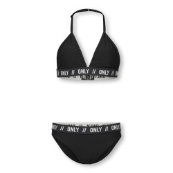 KIDS ONLY Sandy Logo Bikini Sæt - Sort