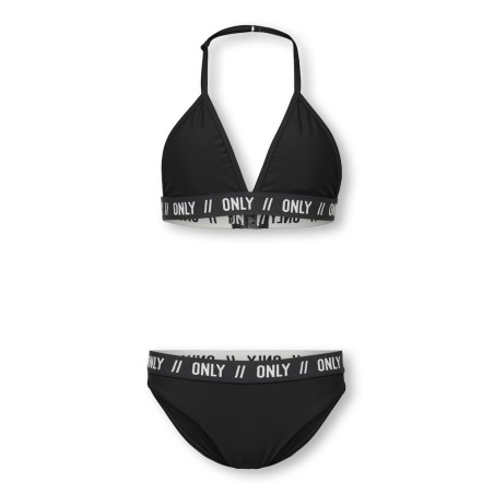 KIDS ONLY Sandy Logo Bikini Sæt - Sort