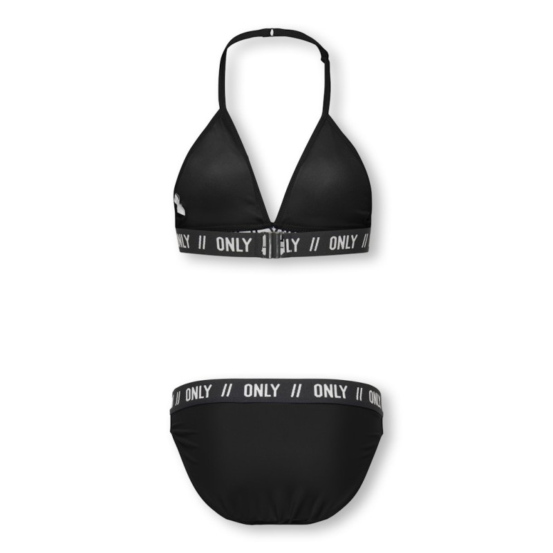 KIDS ONLY Sandy Logo Bikini Sæt - Sort