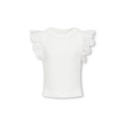 KIDS ONLY Drea S/S Top - Cloud Dancer
