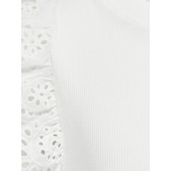 KIDS ONLY Drea S/S Top - Cloud Dancer