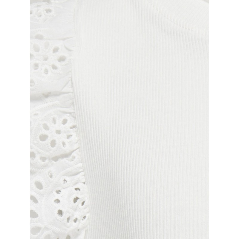 KIDS ONLY Drea S/S Top - Cloud Dancer