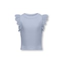 KIDS ONLY Drea S/S Top - Soft Chambray
