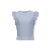 KIDS ONLY Drea S/S Top - Soft Chambray