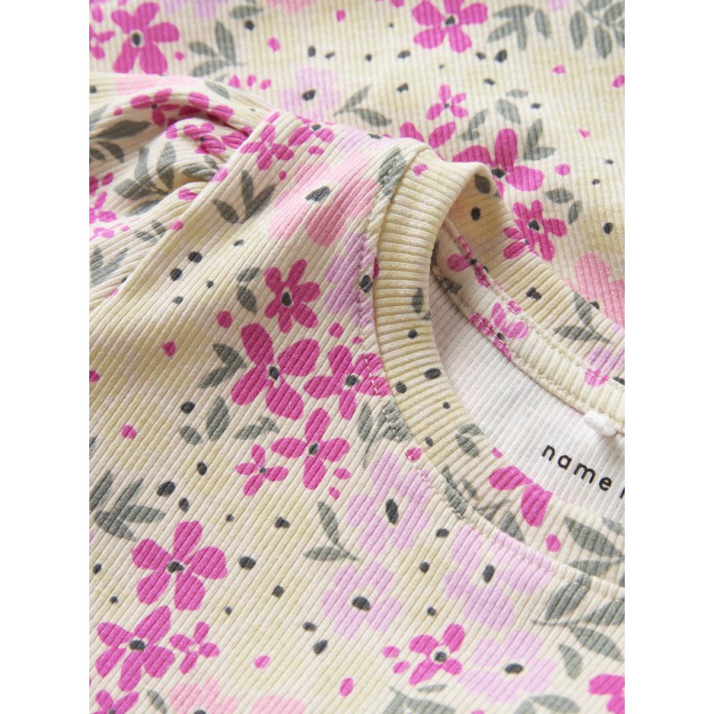 NAME IT Mini Dartias L/S Slim Top - Peyote Melange