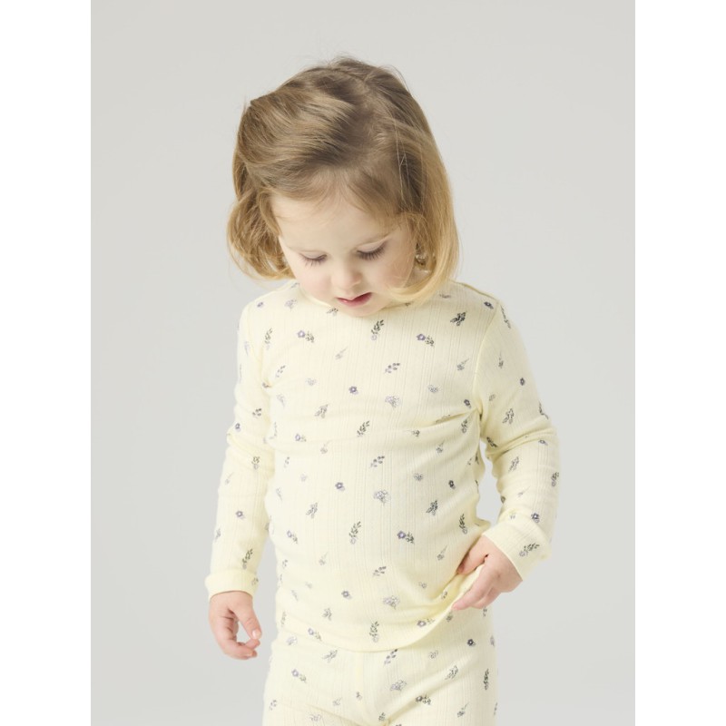 NAME IT Mini Dortheas L/S Slim Bluse - Pear Sorbet