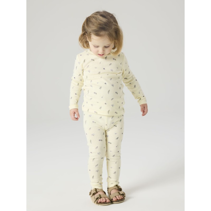 NAME IT Mini Dortheas L/S Slim Bluse - Pear Sorbet