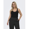 ONLY CARMAKOMA Sara Sahrai Lace Tank Top - Sort