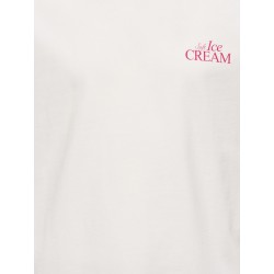 KIDS ONLY Helen S/S Loose T-shirt - Cloud Dancer