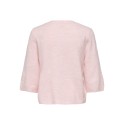 ONLY Viola S/S Rund Hals Strik Cardigan - Pale Lilac