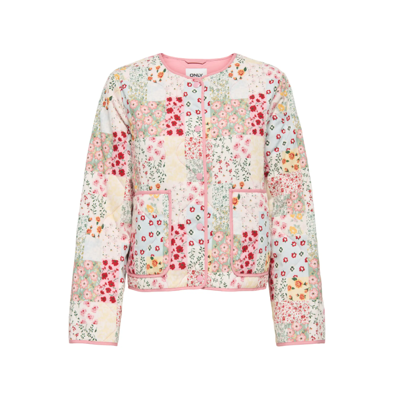 ONLY Elvira Quilted Jakke - Cloud Dancer