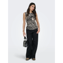 JDY Debbie S/L Top - Sandshell / Sort