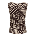 JDY Debbie S/L Top - Sandshell / Chocolate Torte