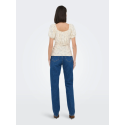 JDY Lydia S/S Top - Cloud Dancer