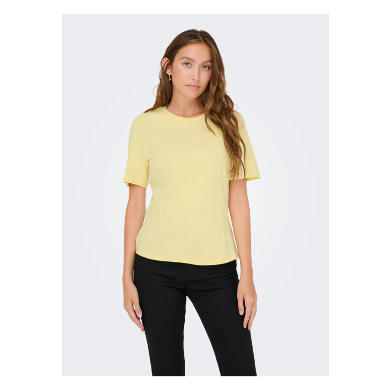 JDY Eva S/S Top - French Vanilla