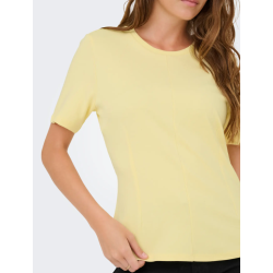 JDY Eva S/S Top - French Vanilla