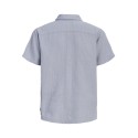 JACK & JONES Junior Nantucket Double Cloth S/S Skjorte - Tradewinds