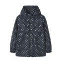 NAME IT Kids Maxi Jakke - Dark Sapphire/Dot
