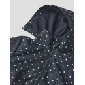 NAME IT Kids Maxi Jakke - Dark Sapphire/Dot