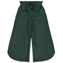 NAME IT KIDS FLANE WIDE ANCLE PANTS - Darkest Spruce