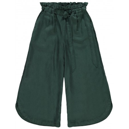 NAME IT KIDS FLANE WIDE ANCLE PANTS - Darkest Spruce