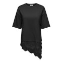 JDY Alma 2/4 Blonde T-shirt - Sort