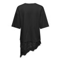 JDY Alma 2/4 Blonde T-shirt - Sort