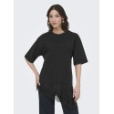 JDY Alma 2/4 Blonde T-shirt - Sort
