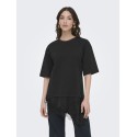 JDY Alma 2/4 Blonde T-shirt - Sort