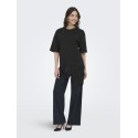 JDY Alma 2/4 Blonde T-shirt - Sort