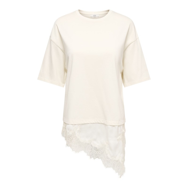 JDY Alma 2/4 Blonde T-shirt - Egret