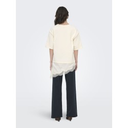 JDY Alma 2/4 Blonde T-shirt - Egret