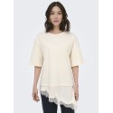 JDY Alma 2/4 Blonde T-shirt - Egret