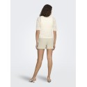 JDY Sun Lay 2/4 Boatneck Strik - Eggnog