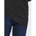 ONLY Live Love L/S Ruching Top - Sort