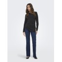 ONLY Live Love L/S Ruching Top - Sort