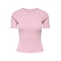 ONLY Tenna Rund Hals T-shirt - Romance Rose